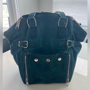 Authentic YSL Medium Downtown Bag in Suede